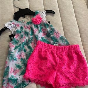 Girls 5T shorts set